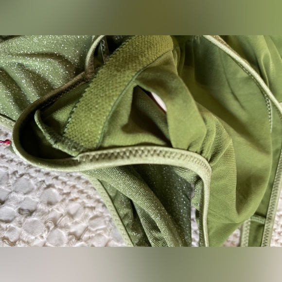 NWT- FE Noel Metallic High Leg Cheeky One Piece Swimsuit XL - Picture 6 of 8